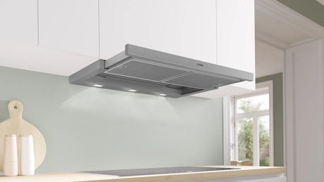 Bosch Series 4 90cm Slideout Rangehood Silver Metallic DFS097A51A