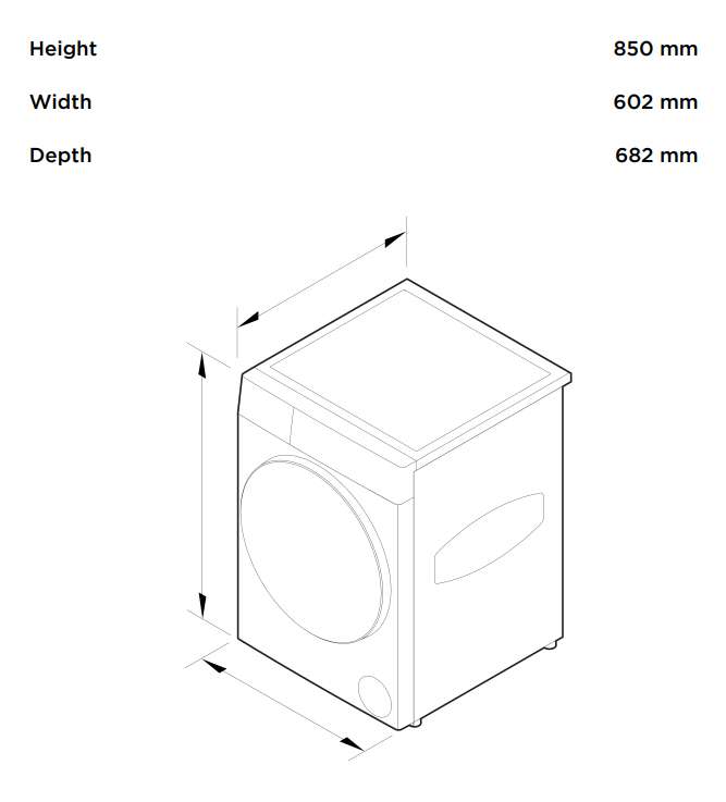 Fisher & Paykel 8kg Series 5 Heat Pump Dryer DH8060J5 | Greater Sydney Only