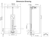 Stiebel Eltron DHF13CAU Instantaneous 3 Phase Electric Water Heater DHF 13 C AU