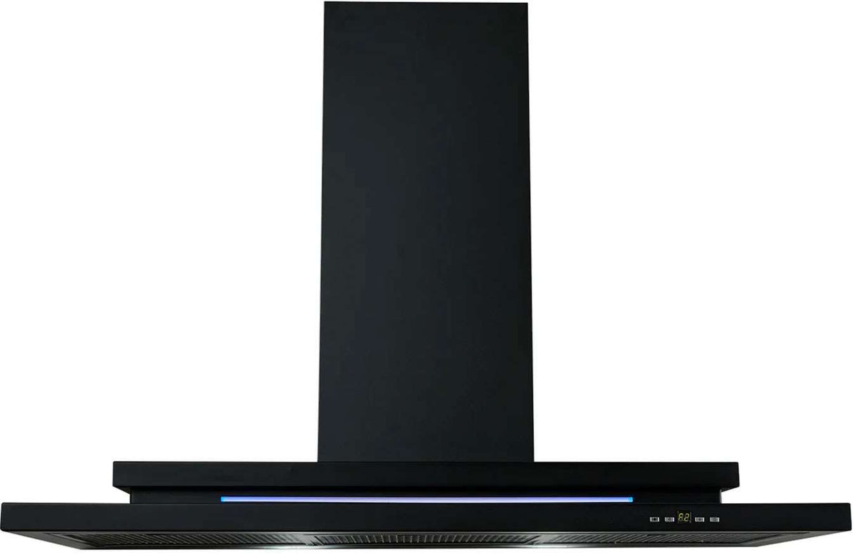 Schweigen 90cm Silent 1600m3/hr Black Canopy Rangehood DS3131-R2BSP
