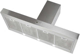 Schweigen 120cm Silent 3200m3/hr Stainless Steel Canopy Rangehood DS3170-12SE
