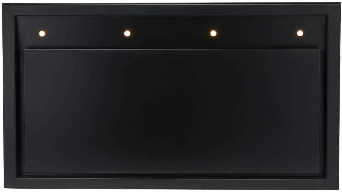 Schweigen 90cm Silent 1600m3/hr Black Canopy Rangehood DS3326B-9SP