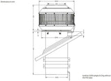 Schweigen 90cm Silent 1600m3/hr Black Canopy Rangehood DS3326B-9SP
