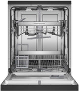 Fisher & Paykel 60cm Freestanding Dishwasher Black Stainless Steel DW60FC2B2