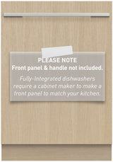 Fisher & Paykel 60cm Fully Integrated Sanitise Dishwasher DW60U2I2