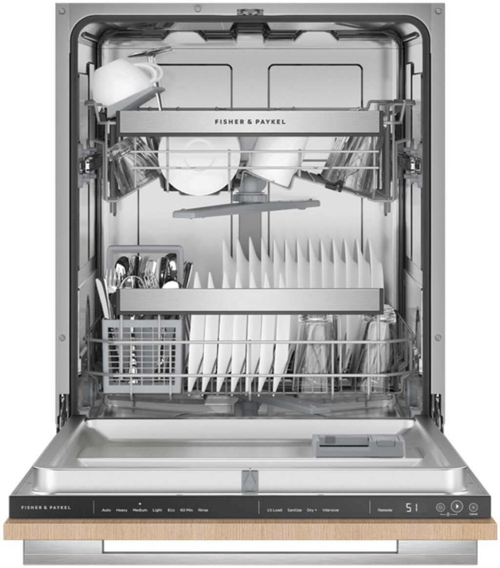 Fisher & Paykel 60cm Fully Integrated Sanitise Dishwasher DW60U2I2