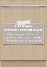 Fisher & Paykel 60cm Fully Integrated Sanitise Dishwasher DW60U4I2