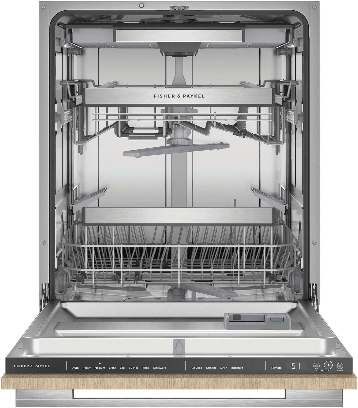 Fisher & Paykel 60cm Fully Integrated Sanitise Dishwasher DW60U4I2