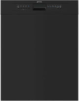Smeg 60cm Universale Built-In Underbench Dishwasher Matt Black DWAU6224N4