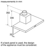 Bosch Series 2 60cm Wall Mounted Canopy Rangehood Stainless Steel DWB65BC50A