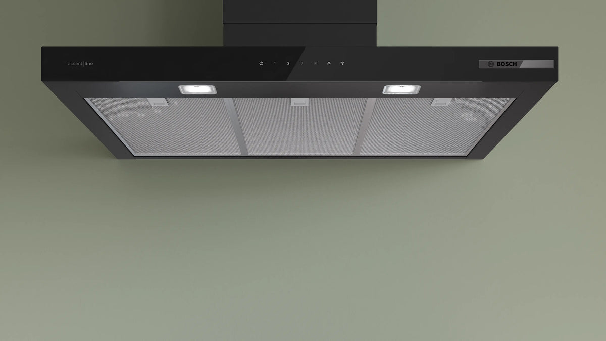 Bosch Series 6 90cm Canopy Rangehood Matt Black DWB97DN65A