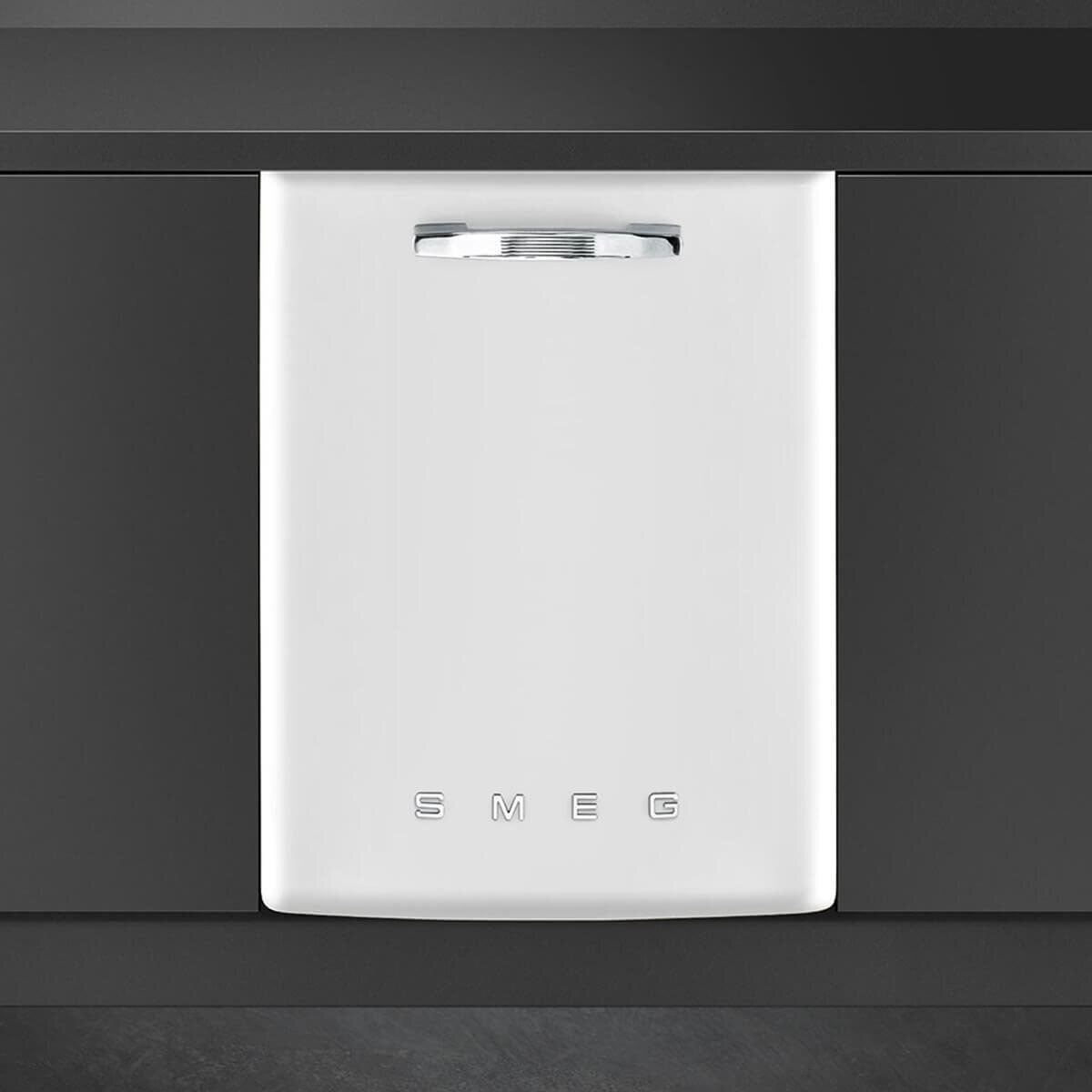 Smeg 60cm Retro Style Built-In Underbench Dishwasher White DWIFABB4