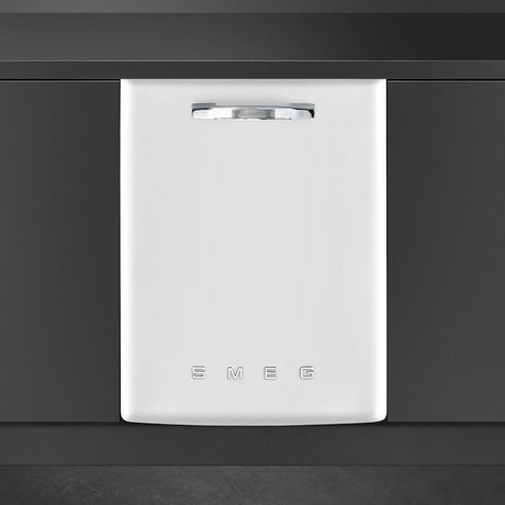Smeg 60cm Retro Style Built-In Underbench Dishwasher White DWIFABB4