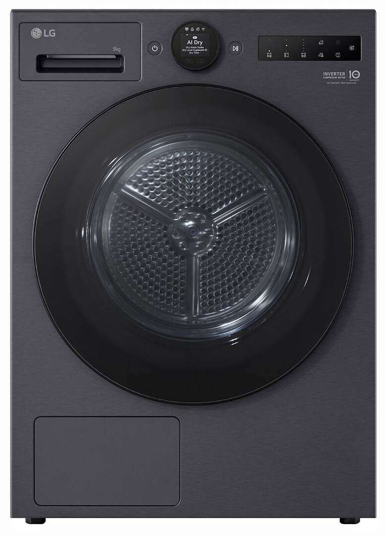 LG 9kg Series 9 Heat Pump Dryer DXH9-09MB | Greater Sydney Only