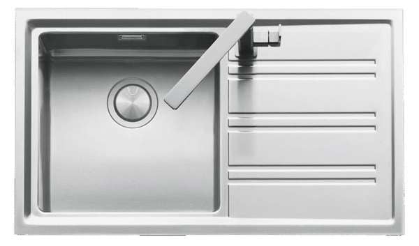 Abey Easy Single Bowl Inset Sink With Drainer EASY100L