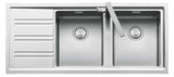 Abey Easy Double Bowl Inset Sink With Drainer EASY200R