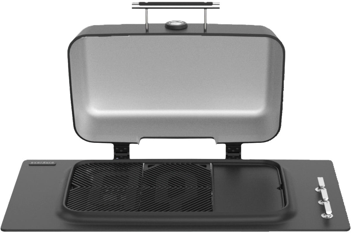Everdure FURNACE Built-in 3 Burner Gas BBQ Black EB3G1BA