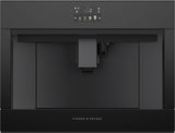 Fisher & Paykel 60cm Built in Coffee Machine Black Glass EB60MSB1