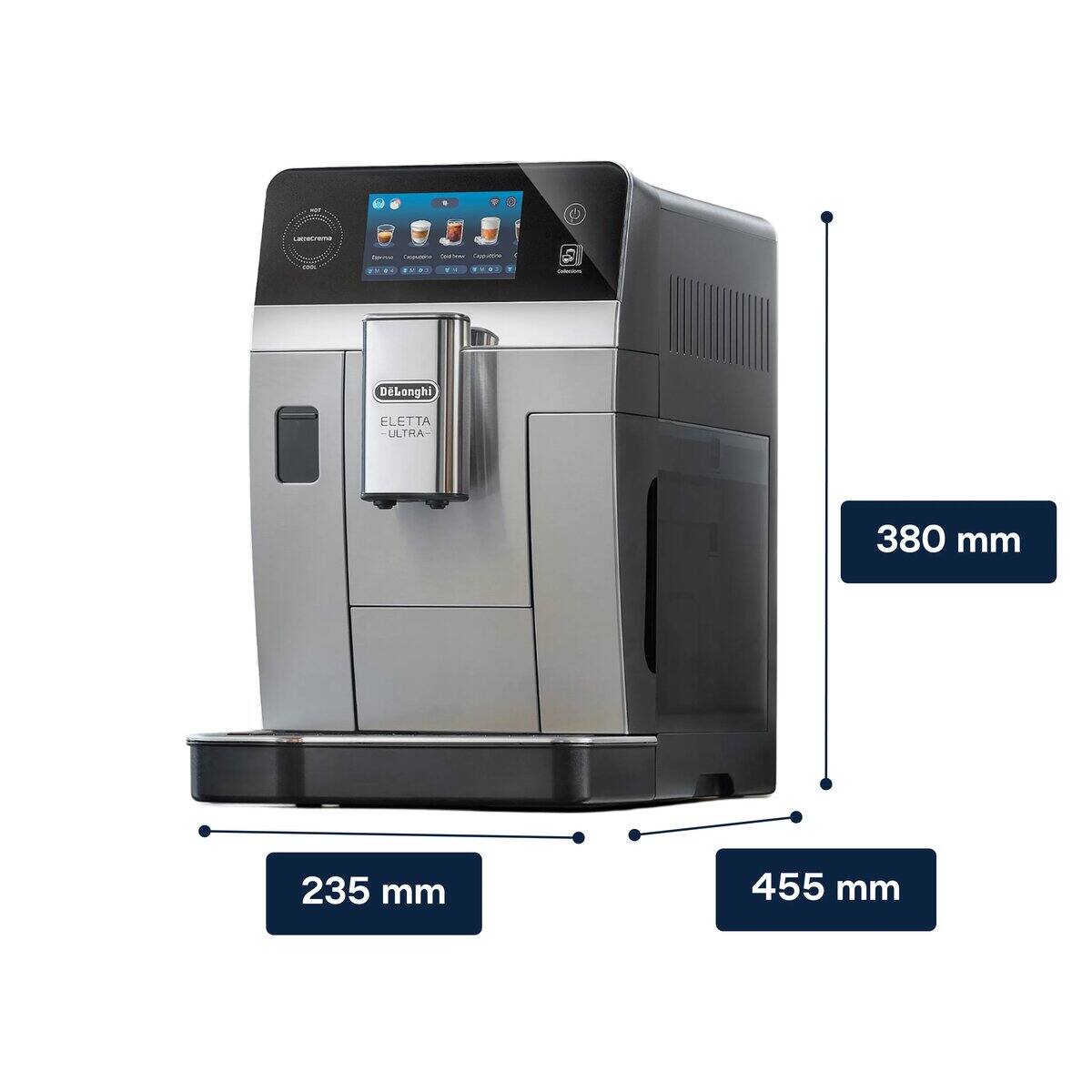 DeLonghi Eletta Ultra Fully Automatic Coffee Machine ECAM47085MB