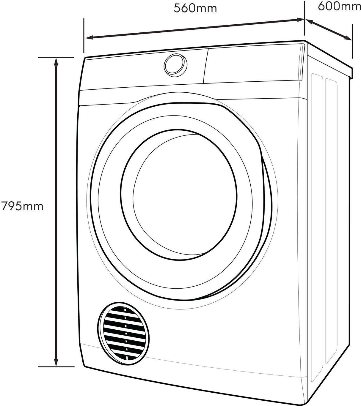 Electrolux 6kg Vented Dryer With SensorDry EDV605H3WC | Greater Sydney Only