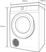 Electrolux 6kg Vented Dryer With SensorDry EDV605H3WC | Greater Sydney Only