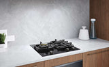 Electrolux 60cm 3 Zone Black Ceramic Glass Gas Cooktop EHG635BE