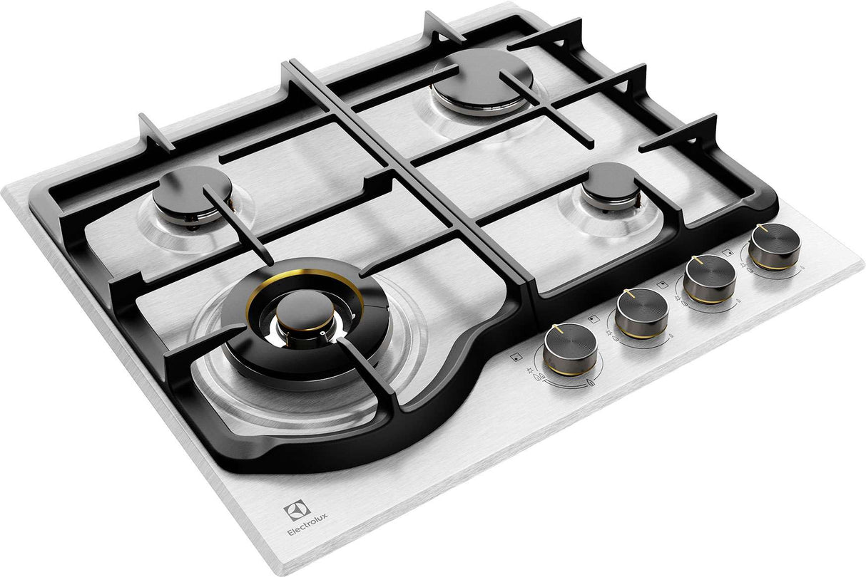 Electrolux 60cm Stainless Steel Gas Cooktop EHG645SE
