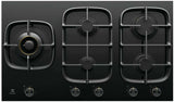 Electrolux 90cm Black Ceramic Glass Gas Cooktop EHG955BE