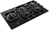 Electrolux 90cm Black Ceramic Glass Gas Cooktop EHG955BE