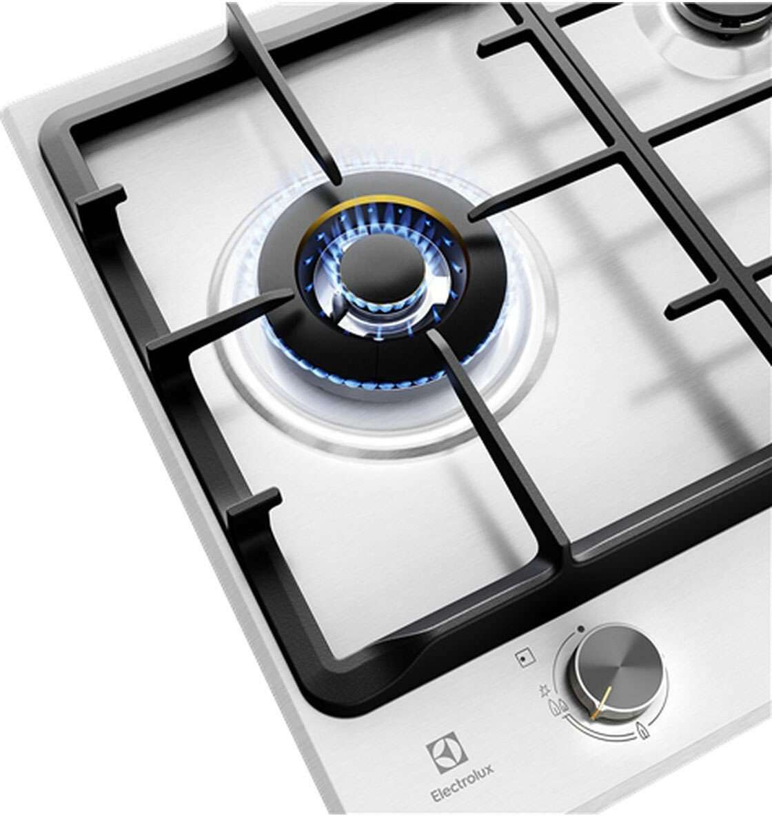 Electrolux 90cm Stainless Steel Gas Cooktop EHG955SE