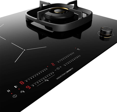 Electrolux 90cm 4 Zone Black Ceramic Glass Induction Cooktop EHH957BE