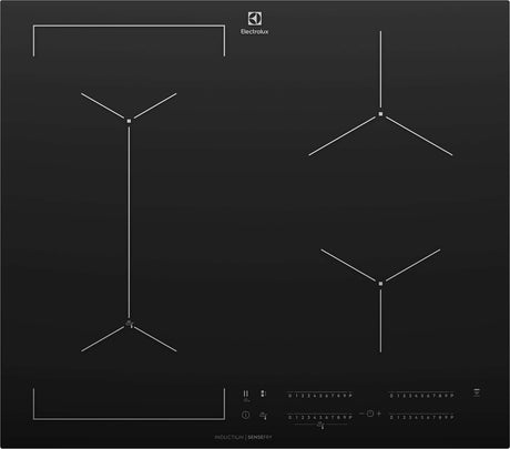 Electrolux 60cm 4 Zone Black Induction Cooktop EHI645BF