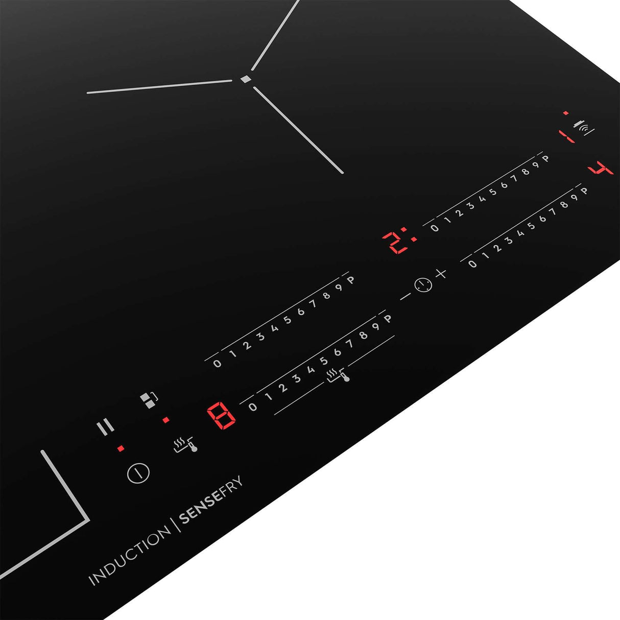 Electrolux 60cm 4 Zone Black Induction Cooktop EHI645BF