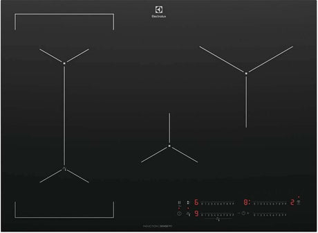 Electrolux 71cm Black Ceramic Glass Induction Cooktop EHI745BE
