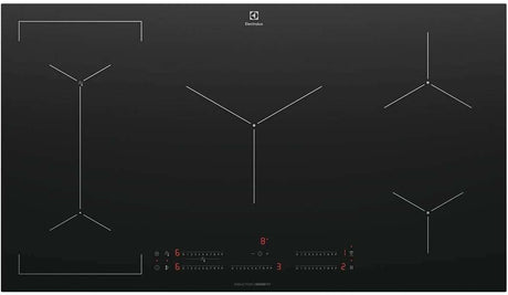 Electrolux 90cm Black Ceramic Glass Induction Cooktop EHI955BE
