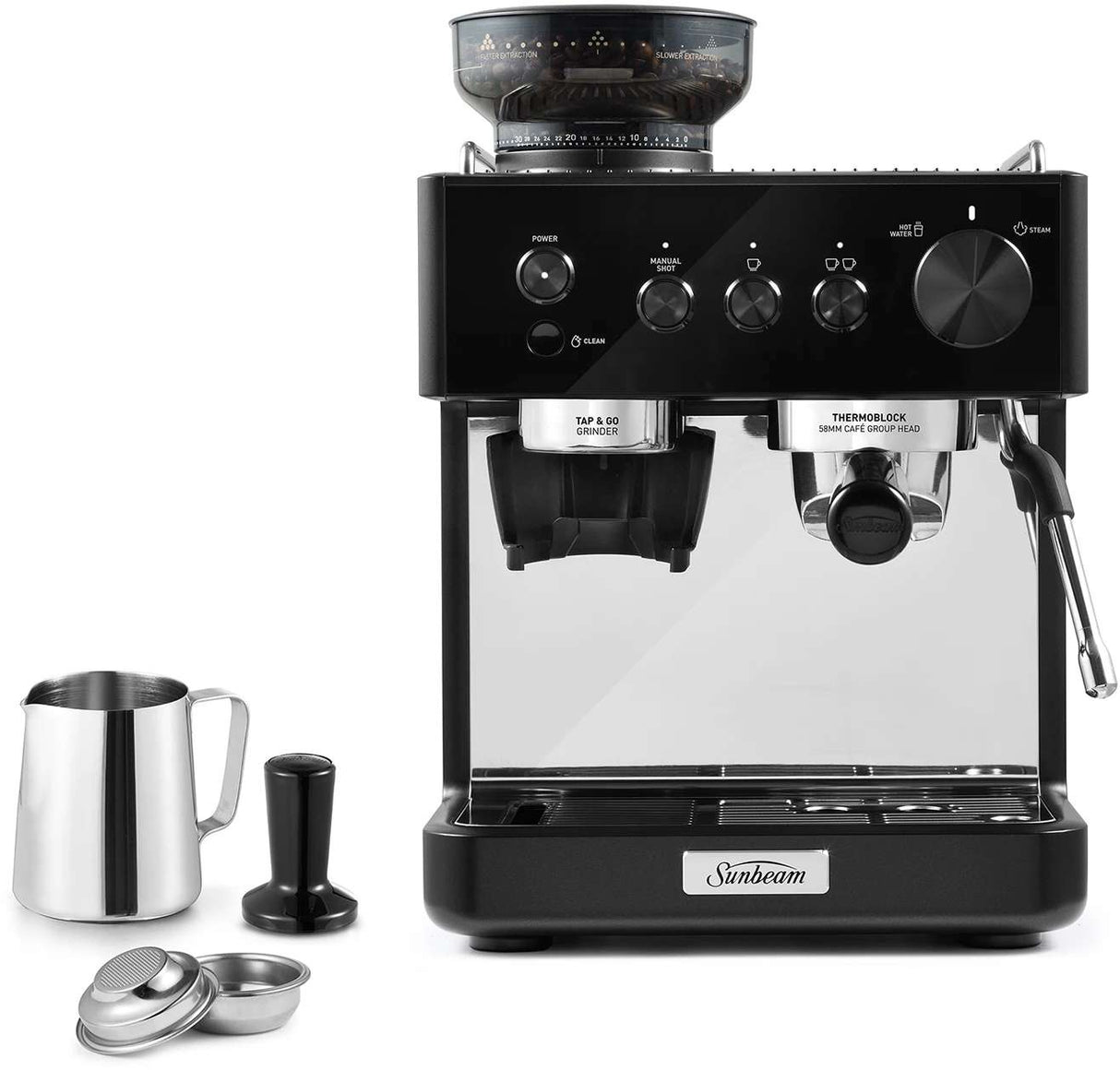 Sunbeam Origins Slimline Espresso Coffee Machine EMM5500BK