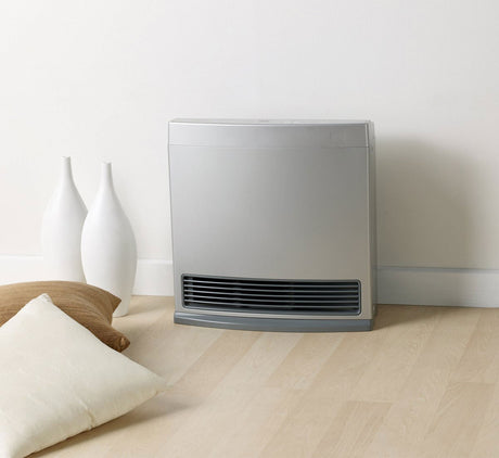 Rinnai Enduro 13MJ Convector Gas Heater Platinum Silver EN13SN *NATURAL GAS*