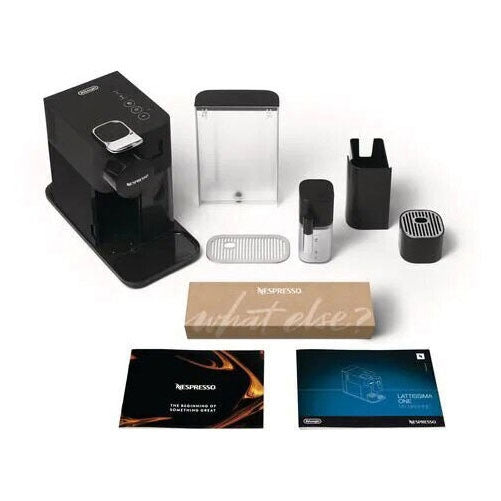 DeLonghi Lattissima One Nespresso Capsule Coffee Machine Black EN510B