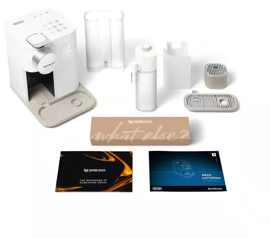 DeLonghi Gran Lattissima Automatic Nespresso Capsule Coffee Machine EN640W