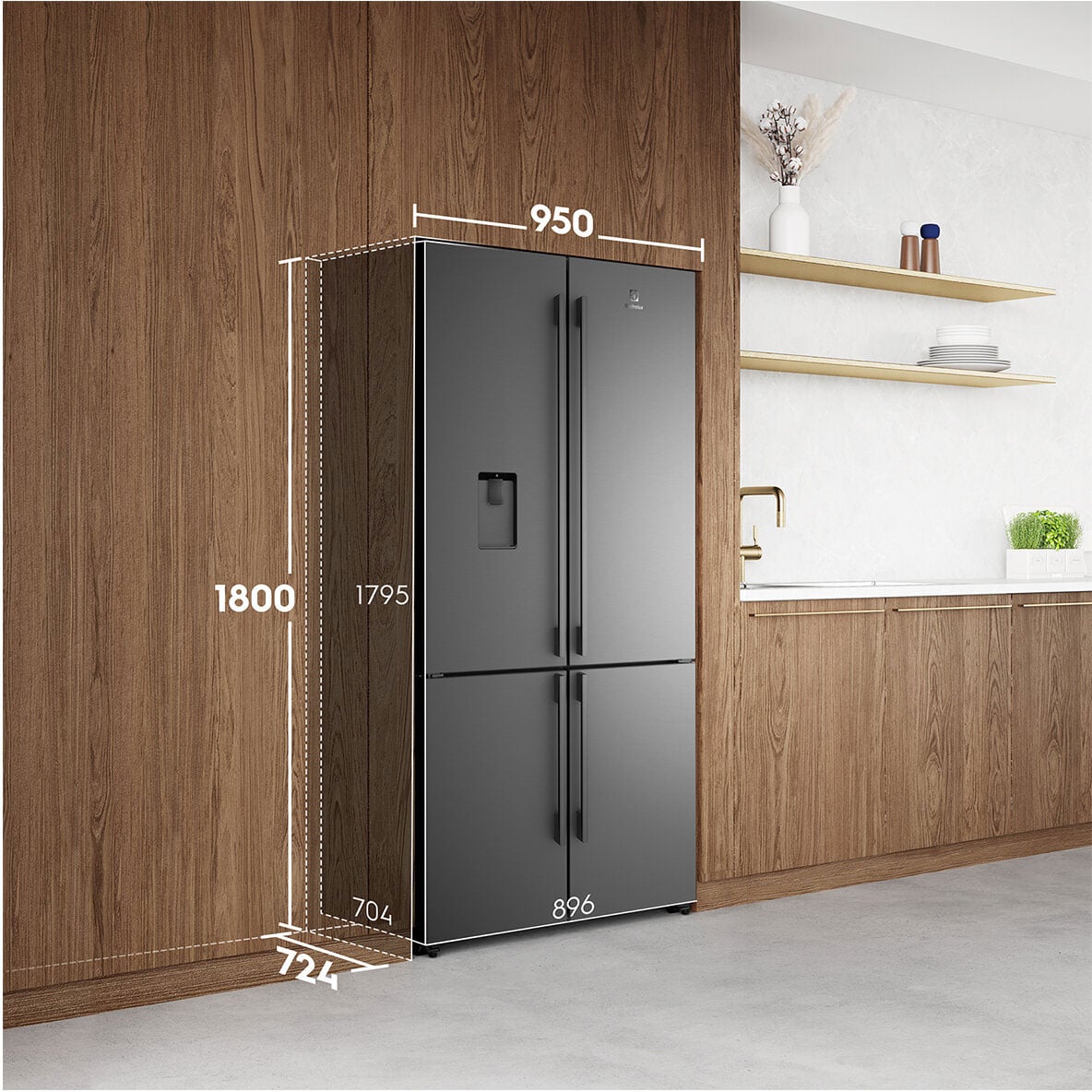 Electrolux 562L French Door Refrigerator EQE5657BA | Greater Sydney Only
