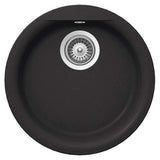 Abey Schock Euro Onyx Round Bowl Sink ER-100B