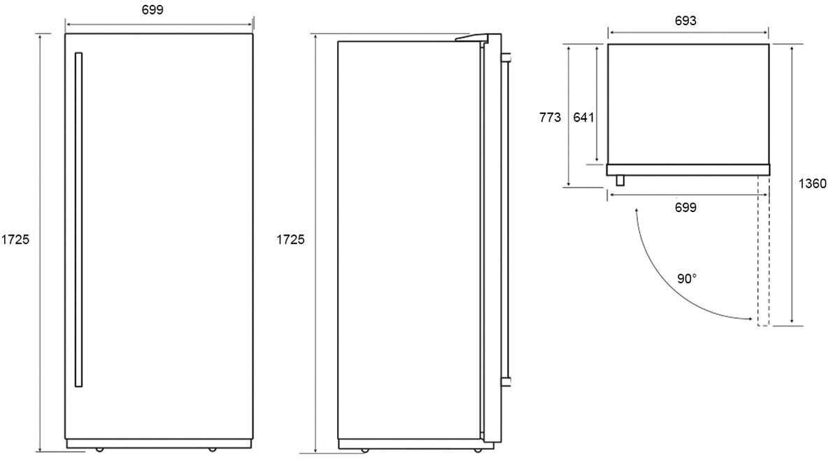 Electrolux 466L Upright Refrigerator ERE5047SC-R | Greater Sydney Only