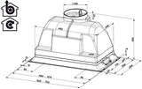 Electrolux 70cm Undermount Rangehood ERI712SA