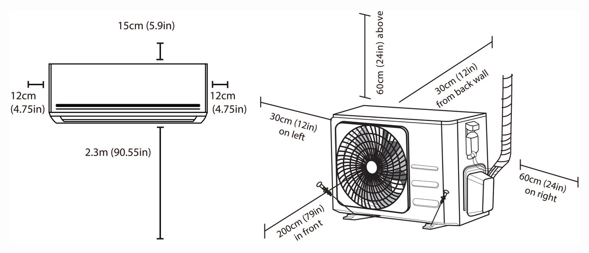 Esatto 3.5kW Cool / 4.0kW Heat Split System Air Conditioner ESAC35RC