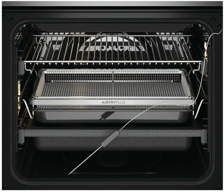 Electrolux 60cm Multifunction Pyrolytic Electric Built-In Oven Black EVEP619DSE
