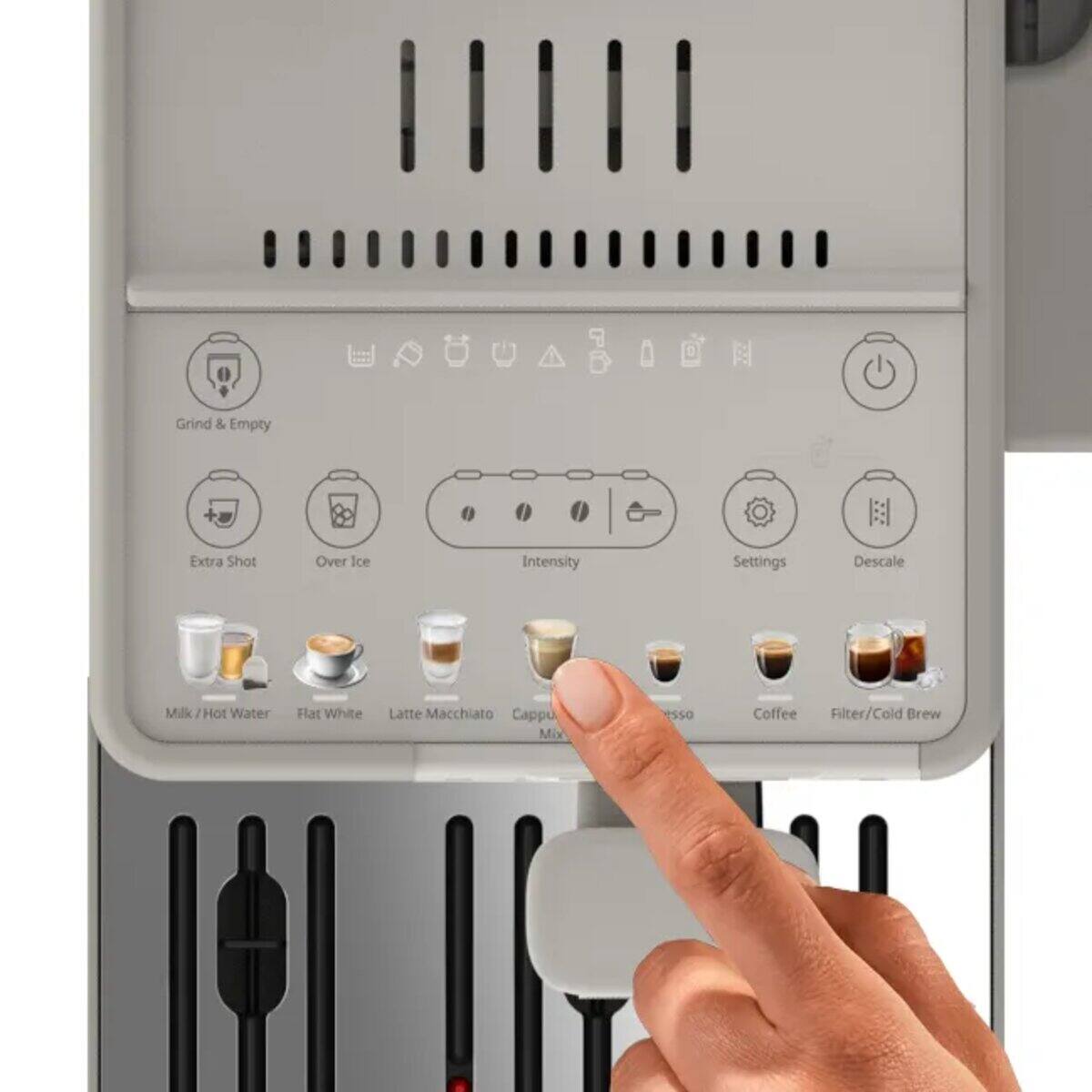 DeLonghi Rivelia Start Fully Automatic Coffee Machine Sand Beige EXAM42056BG