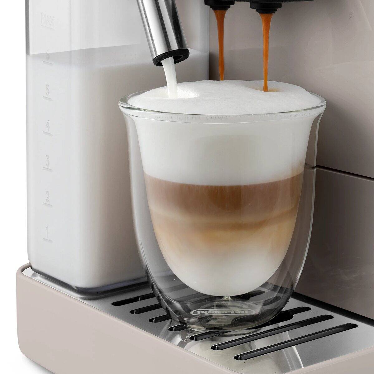 DeLonghi Rivelia Start Fully Automatic Coffee Machine Sand Beige EXAM42056BG
