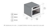 Fulgor 90cm Built-in Electric Oven Black F900STCPBV