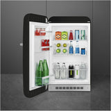 Smeg 135L FAB 50's Retro Style Bar Refrigerator Black FAB10HLBL5AU