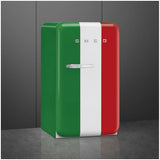 Smeg 135L FAB 50's Retro Bar Fridge Decorated / Special Italy Flag FAB10HRDIT5